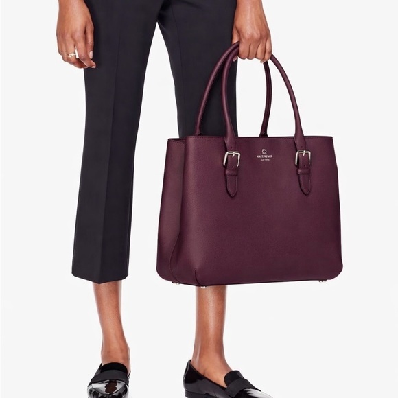 kate spade Handbags - Kate Spade Cove Street Airel Deep Purple Tote Bag